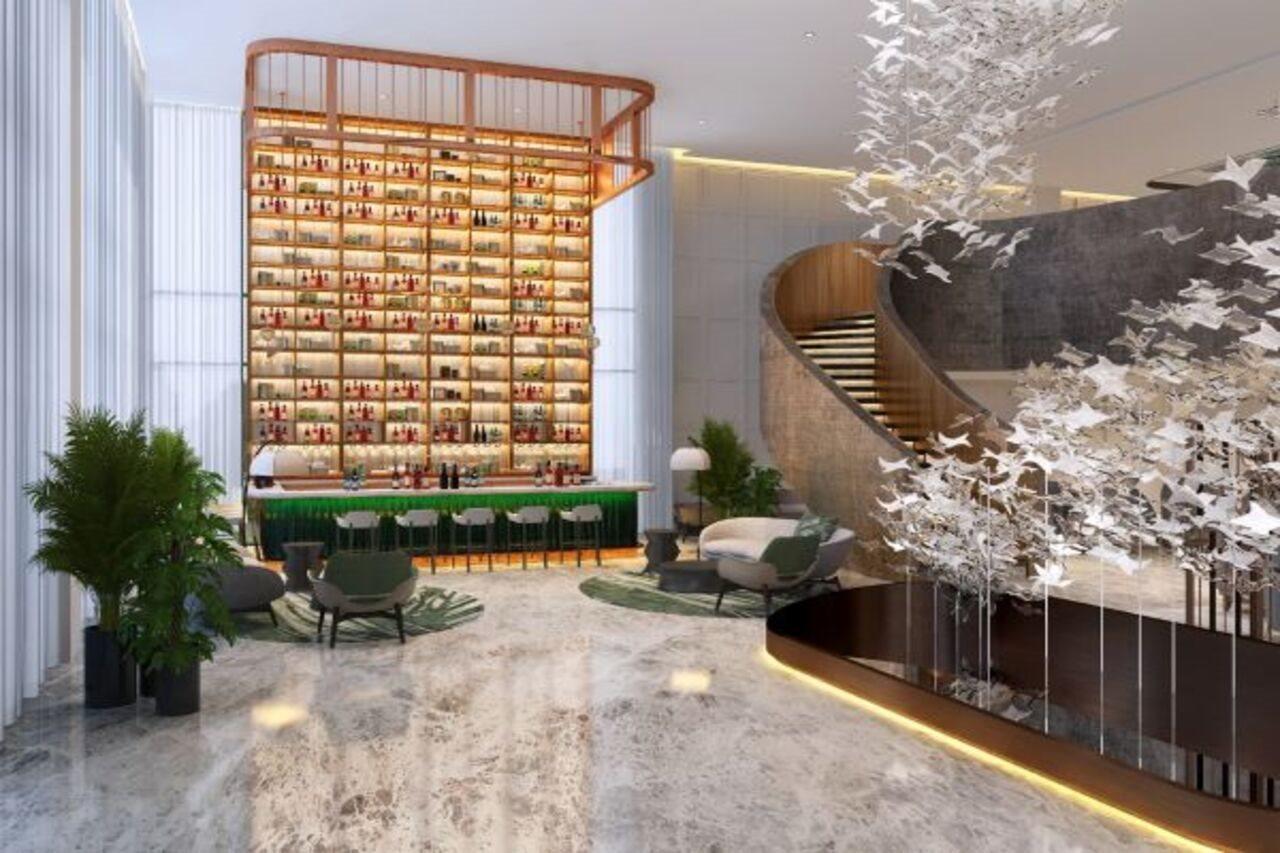 Ascott Gurney Penang Hotell George Town Eksteriør bilde The bar at the hotel